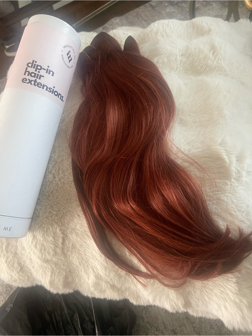 Dip-In Copper Red Clip-In Hair Extensions for Women